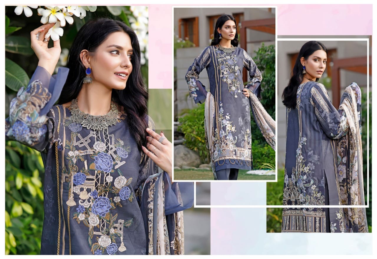 Iris 14 Ready Made Ethnic Wear Cotton Karachi Latest Dress Collection